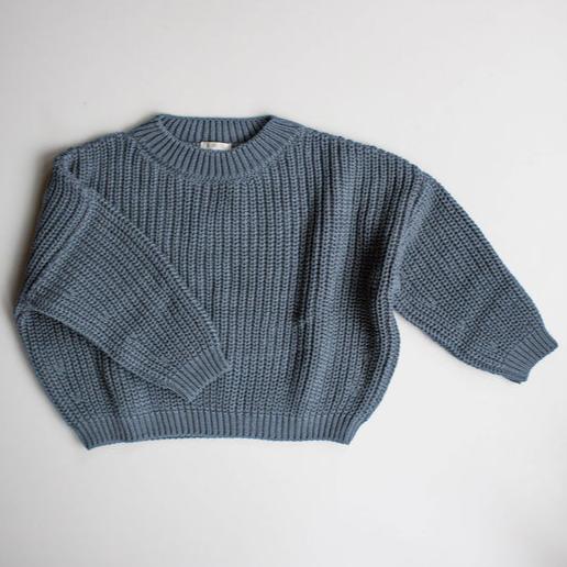 The Simple Folk The Chunky Sweater - Cornflower Blue