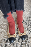 Le Bon Shoppe Women's Her Socks - Terracotta