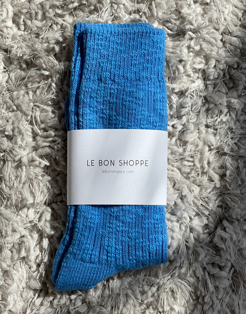 
                  
                    Le Bon Shoppe Women's Cottage Socks - Laguna Blue
                  
                