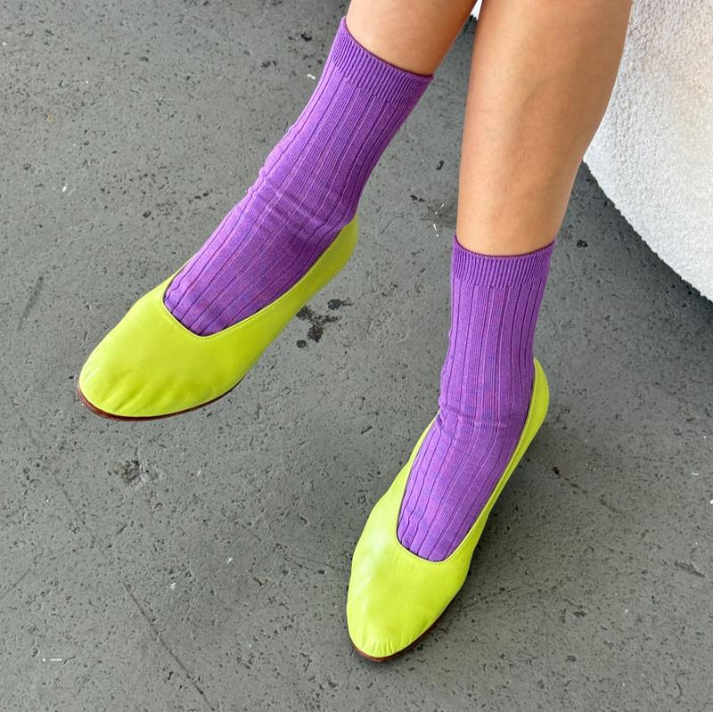 Le Bon Shoppe Women's Her Socks - Violet