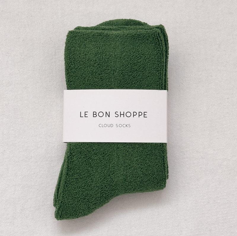 
                      
                        Le Bon Shoppe Women's Cloud Socks - Kale
                      
                    