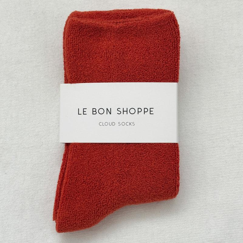 
                      
                        Le Bon Shoppe Women's Cloud Socks - Burnt Orange
                      
                    