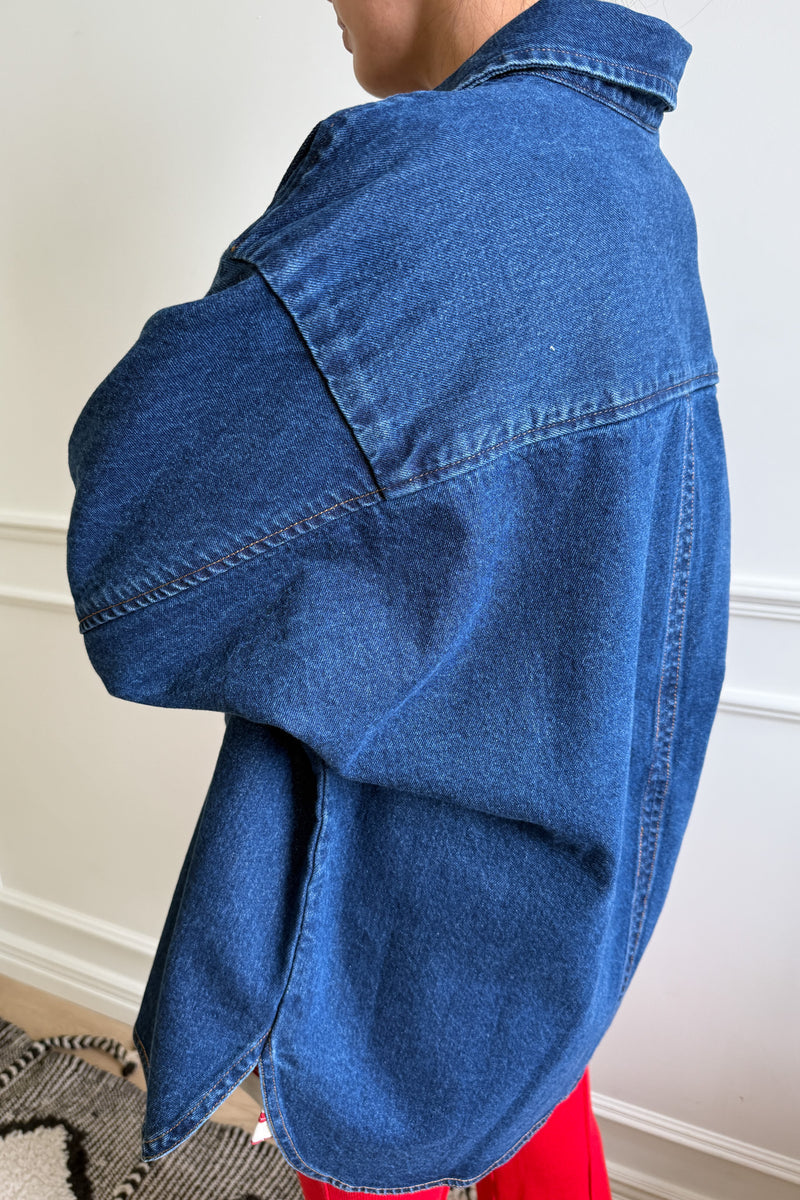 Le Bon Shoppe Women's Owen Shirt - Dark Denim