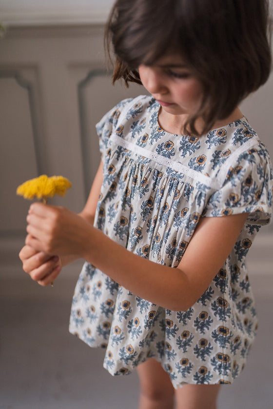Little Cotton Clothes Organic Juno Blouse - Thistle Floral