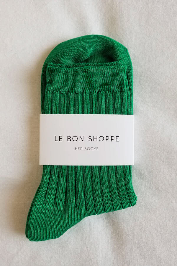 
                      
                        Le Bon Shoppe Women's Her Socks - Kelly Green
                      
                    