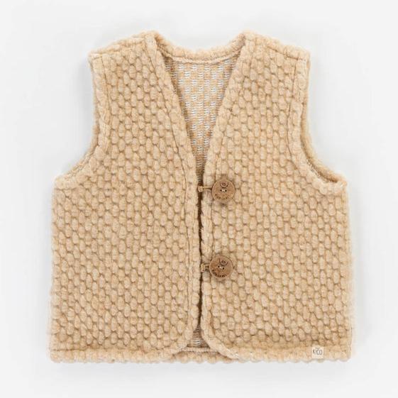 Kico Label 100% Boucle Merino Wool Children's Vest