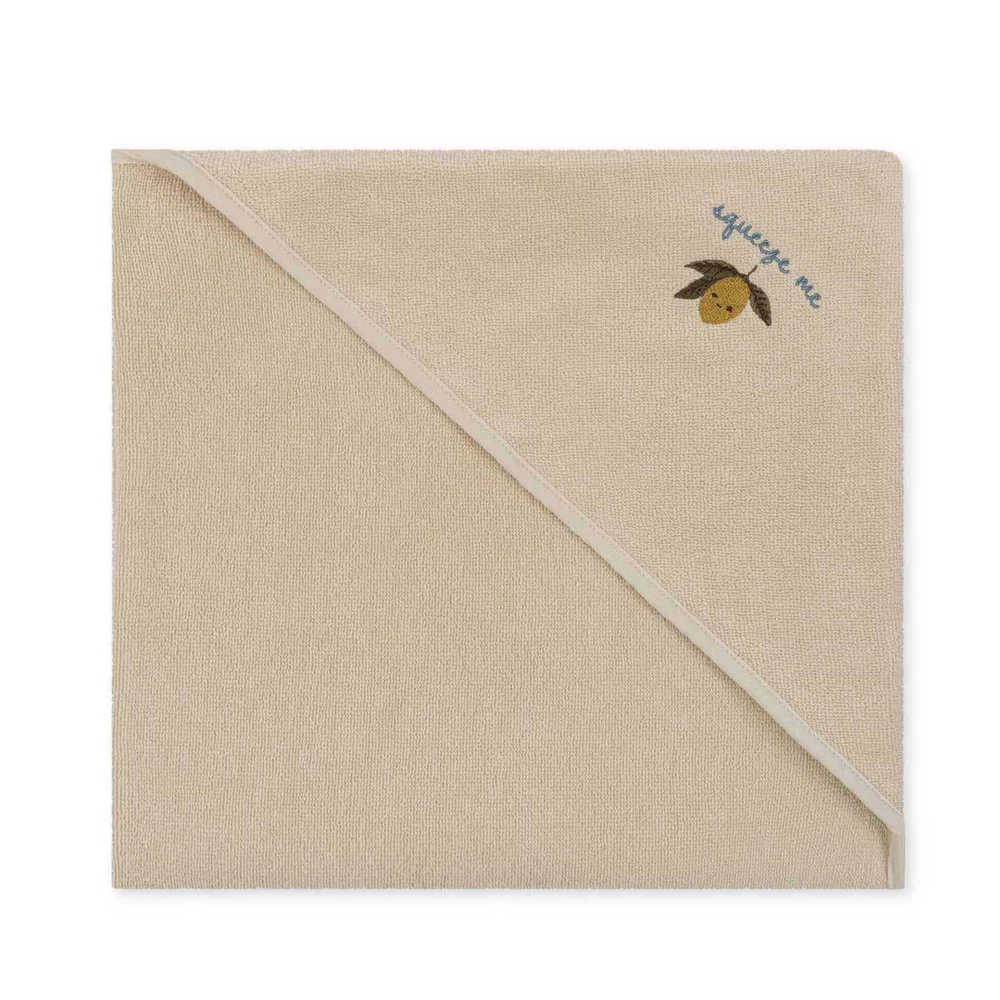 Konges Sløjd Baby Hooded Towel - Lemon