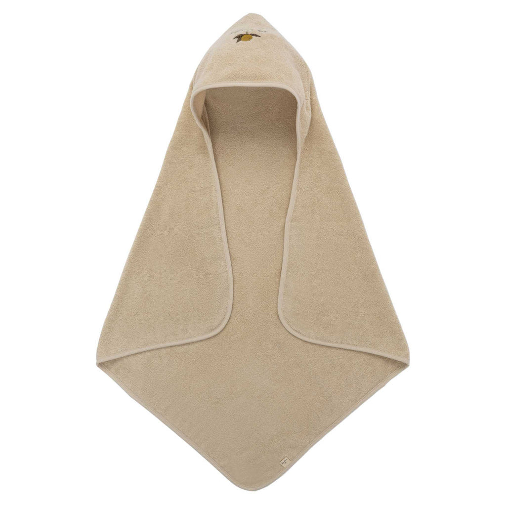 Konges Sløjd Baby Hooded Towel - Lemon