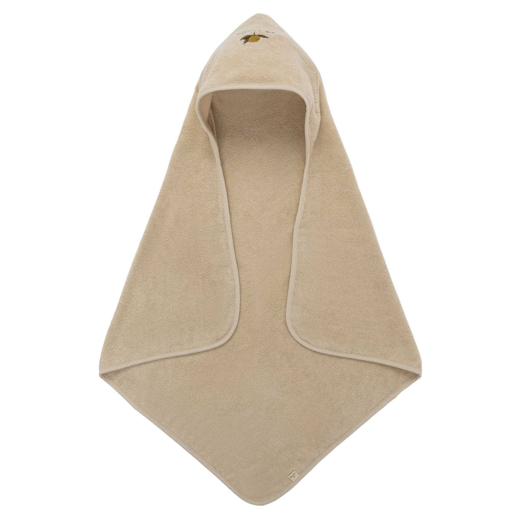 Konges Sløjd Baby Hooded Towel - Lemon
