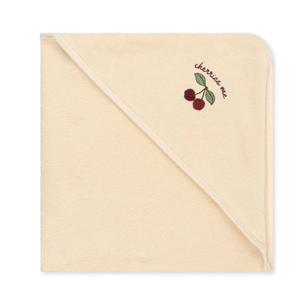 Konges Sløjd Baby Hooded Towel - Cherries