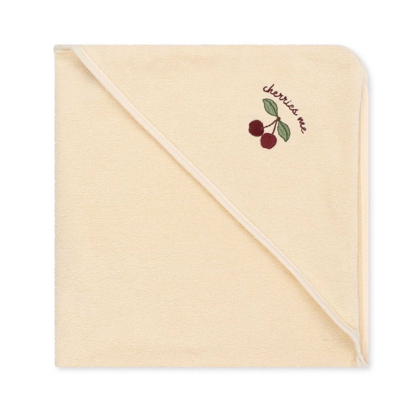 Konges Sløjd Baby Hooded Towel - Cherries