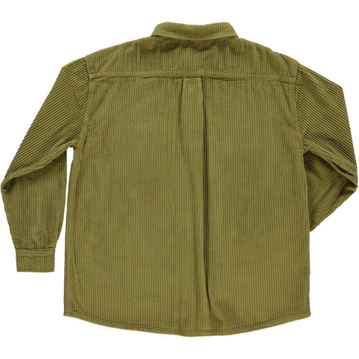 Poudre Organic Lenhador Corduroy Shirt - Green Moss