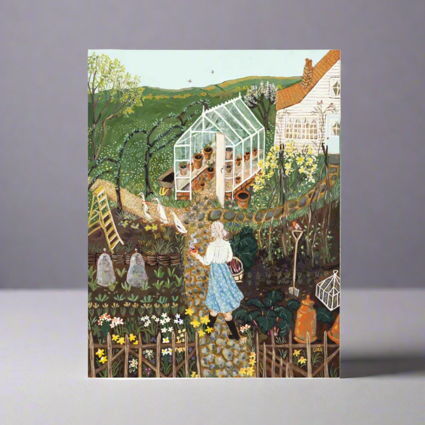 Loré Pemberton Lady of the Garden Greeting Card