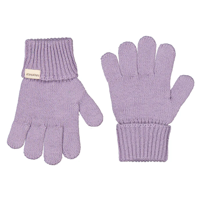 MarMar Copenhagen Aske Wool/Cotton Gloves - Purple