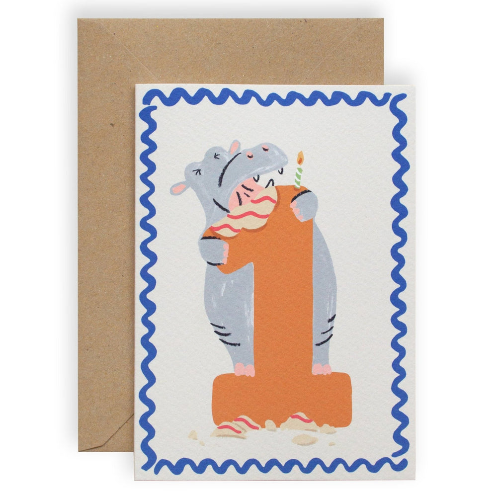 
                  
                    Little Em Emma Alviti One Today Hippo Birthday Card
                  
                