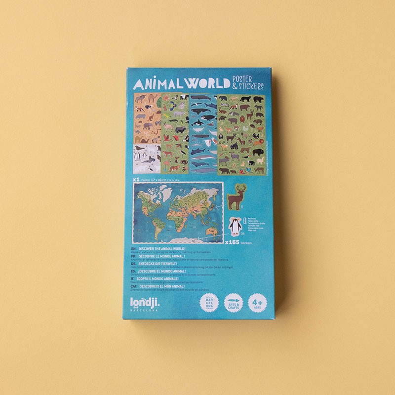 Londji Animal World Poster & Stickers