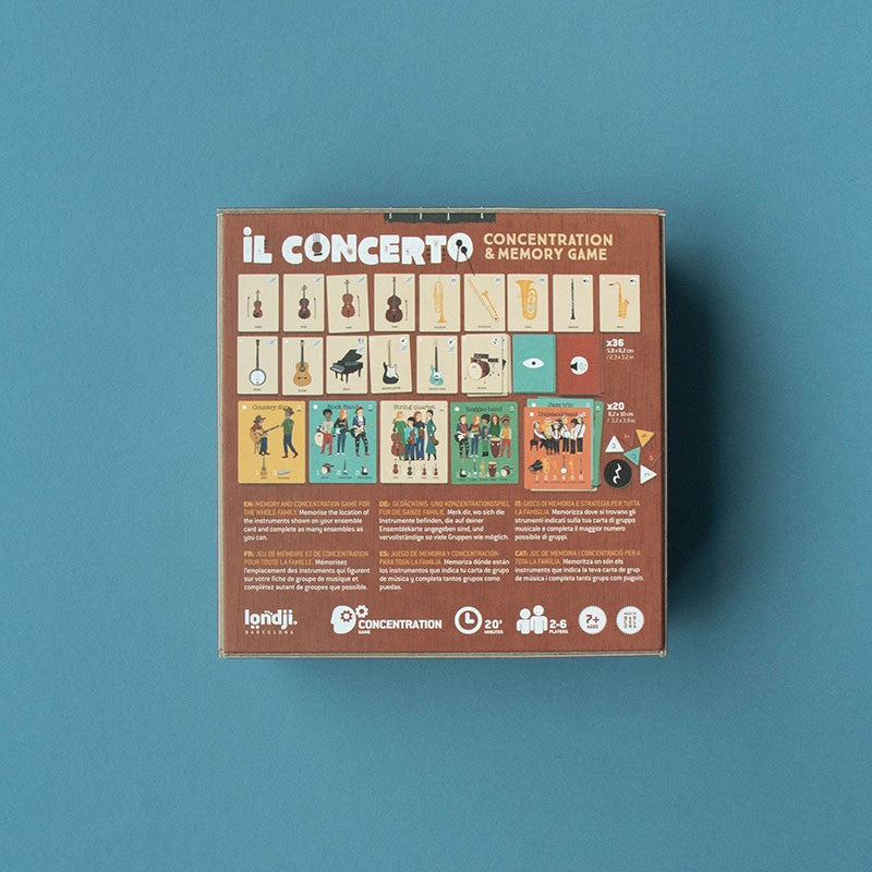 Londji Il Concerto, Concentration and Memory Game