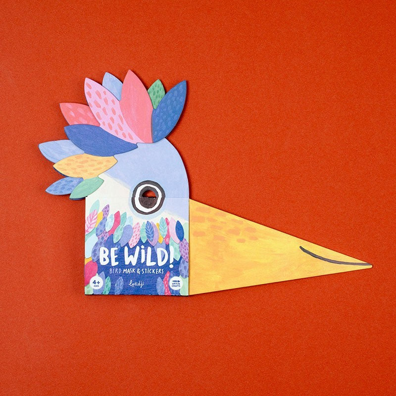 Londji Be Wild! Bird Mask & Stickers