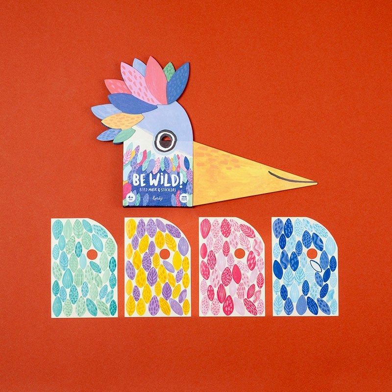 Londji Be Wild! Bird Mask & Stickers