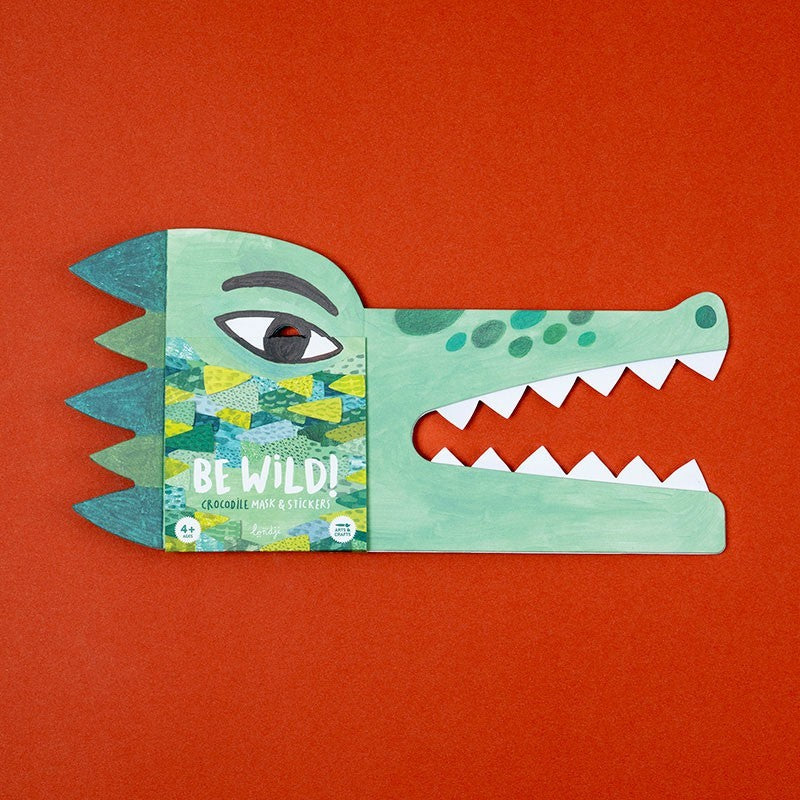 Londji Be Wild! Crocodile Mask & Stickers