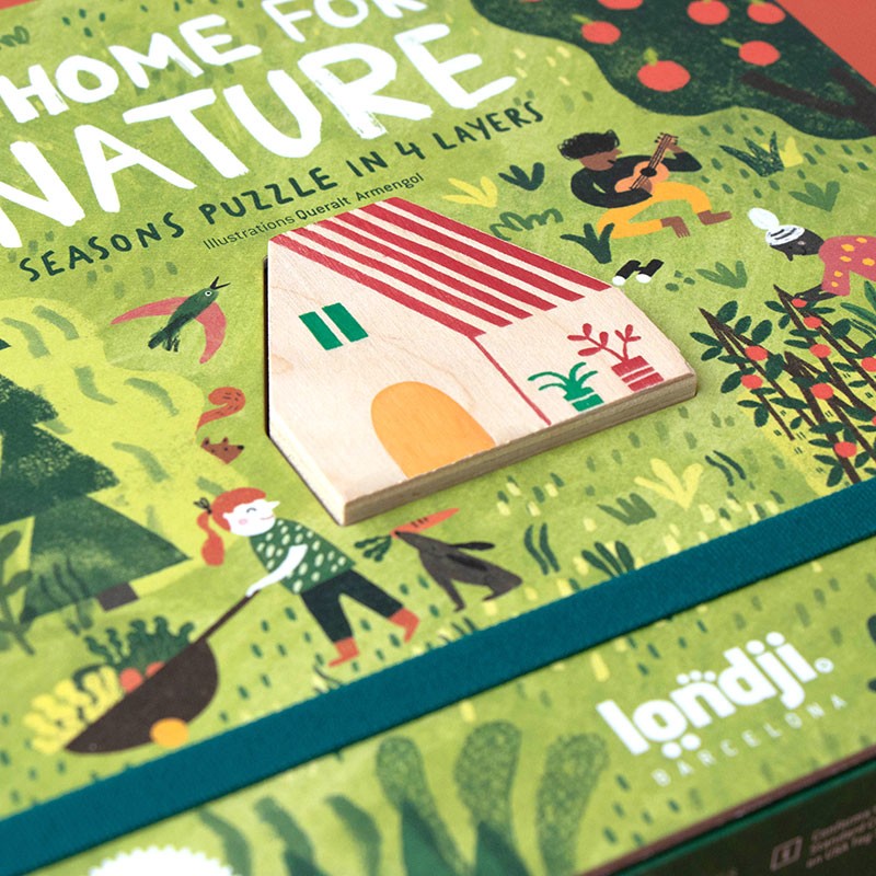 
                      
                        Londji A Home for Nature Seasons Puzzle | 4 x 10 Pieces
                      
                    