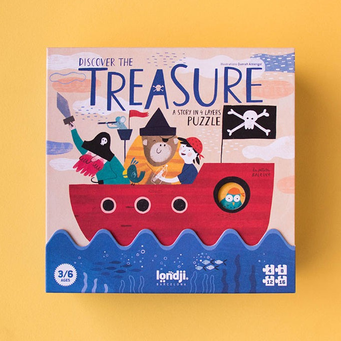 Londji Discover The Treasure | 4 Progressive Puzzles