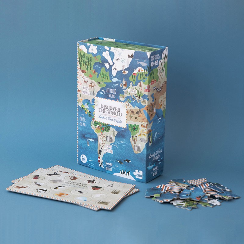 
                      
                        Londji Discover the World Puzzle | 200 Pieces
                      
                    