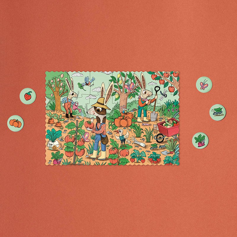 Londji Garden Tiny Puzzle | 24 Pieces