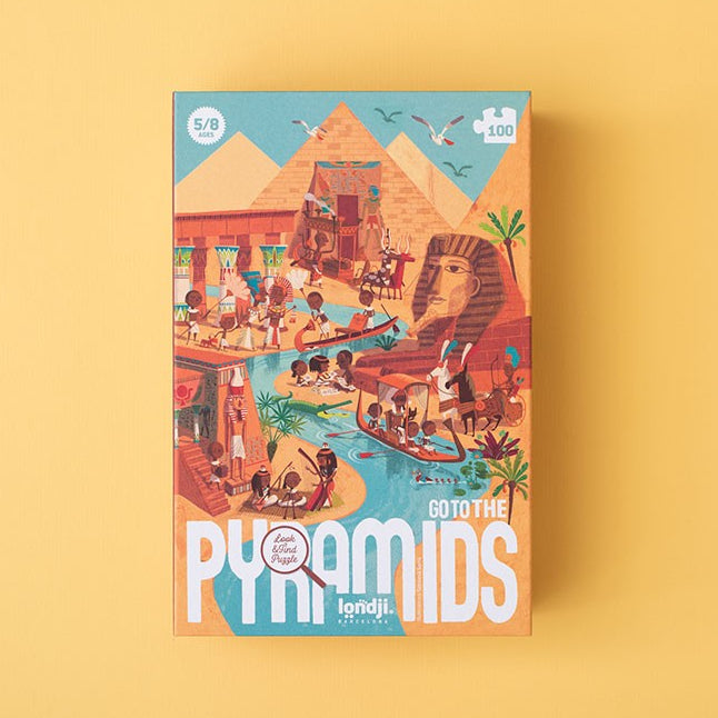 Londji Go To The Pyramids Puzzle | 100 Pieces