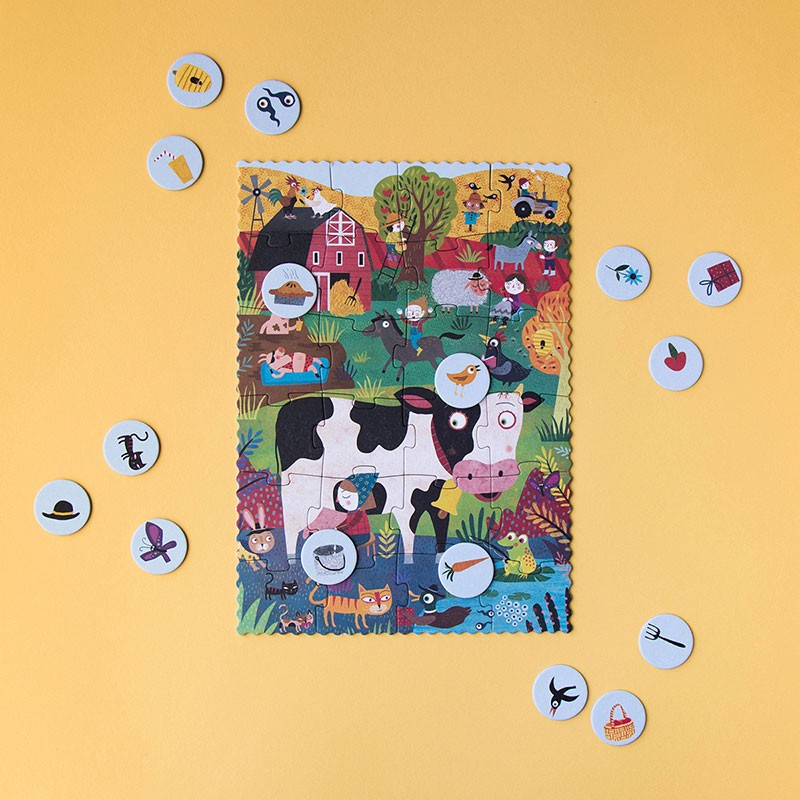 
                      
                        Londji My Little Farm Pocket Puzzle | 24 Pieces
                      
                    