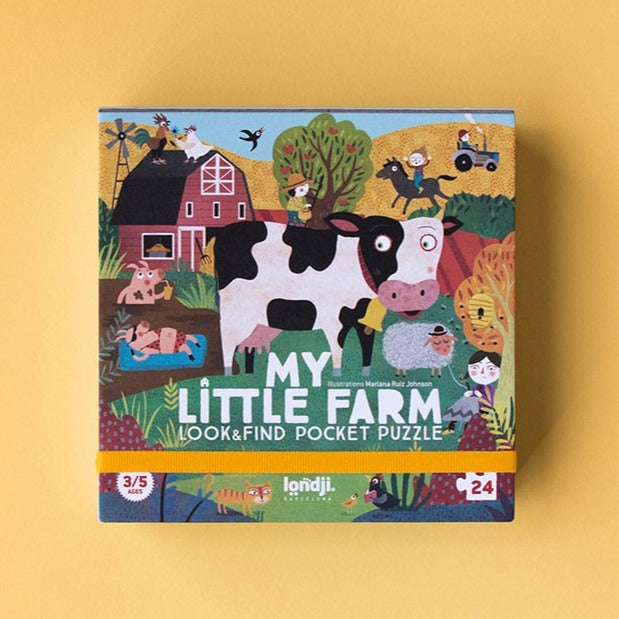 
                      
                        Londji My Little Farm Pocket Puzzle | 24 Pieces
                      
                    