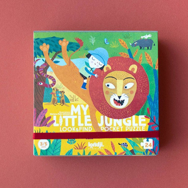 Londji My Little Jungle Pocket Puzzle | 24 Pieces