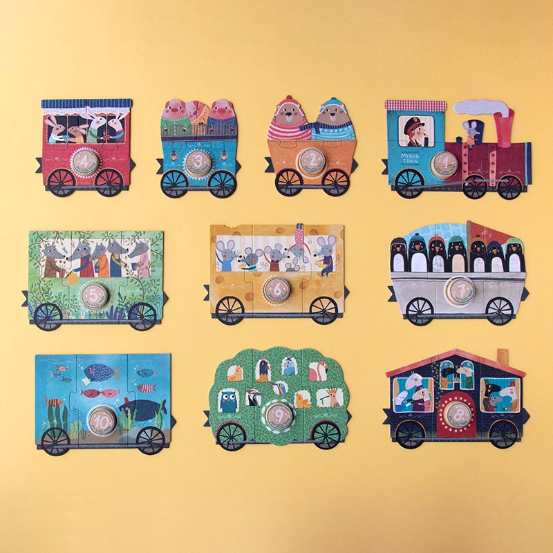 
                  
                    Londji My Little Train | 10 x 3 Piece Linking Puzzle
                  
                