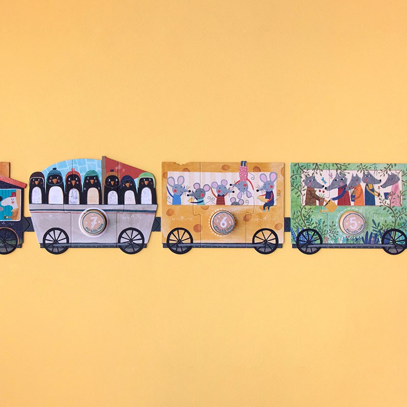 
                  
                    Londji My Little Train | 10 x 3 Piece Linking Puzzle
                  
                