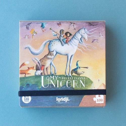 Londji My Unicorn Pocket Puzzle | 100 Pieces