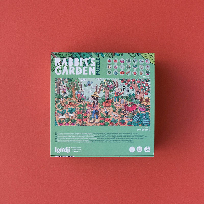 Londji Rabbit's Garden Puzzle | 24 Pieces