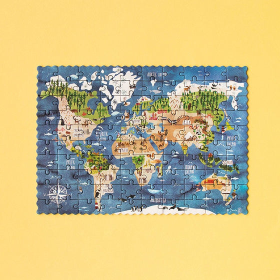 Londji World Pocket Puzzle | 100 Pieces