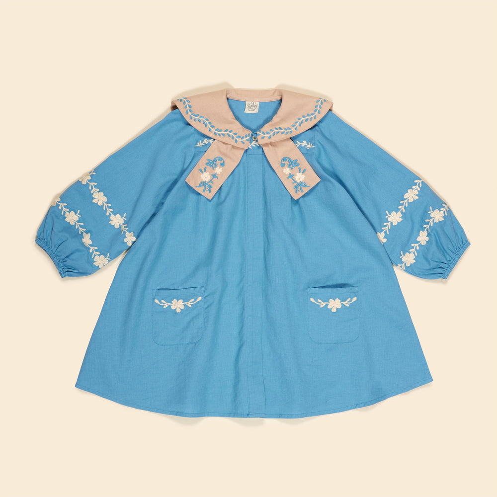 Apolina Maggie Sailor Dress - Nordic Blue