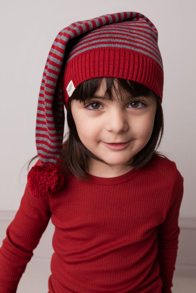 
                      
                        MarMar Copenhagen Alfen Hat - Hibiscus Red Stripe
                      
                    