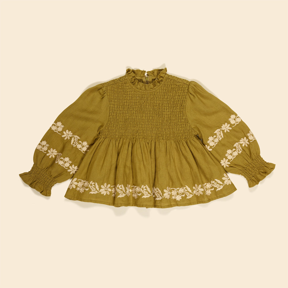 Apolina Mia Top - Dried Moss