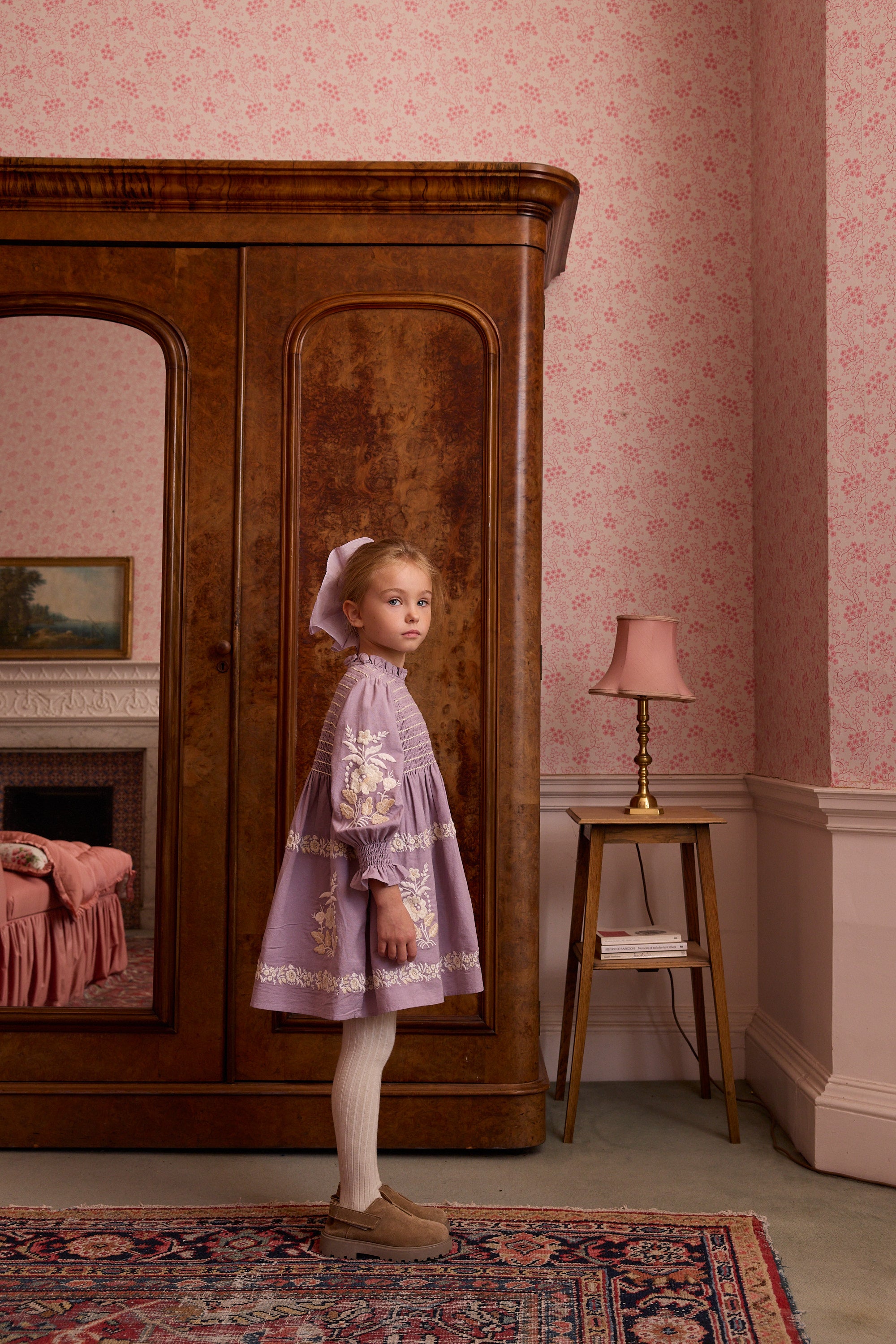 ワンピース apolina Mia dress 2-3y Apolina Mia Dress - Dusky Lavender – SMALL-FOLK