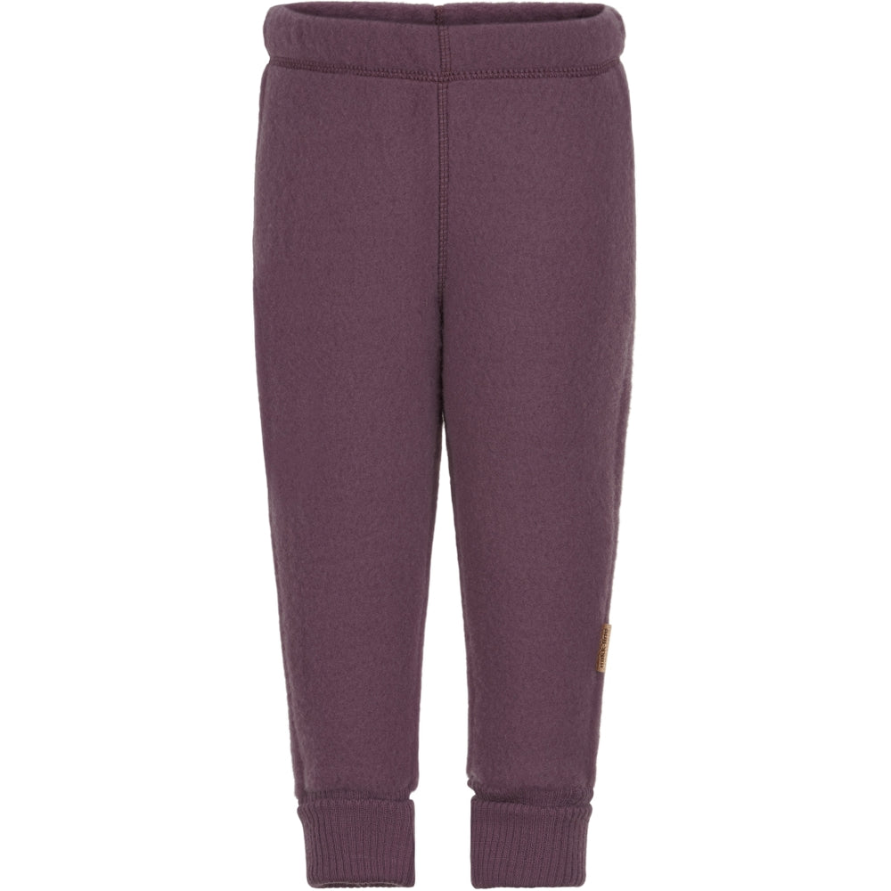 MIKK-LINE Wool Fleece Trousers - Huckleberry