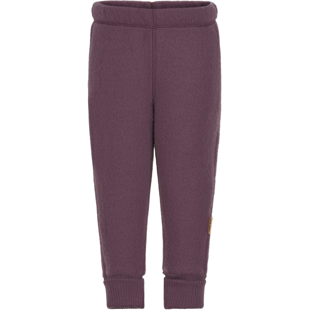 MIKK-LINE Wool Fleece Trousers - Huckleberry