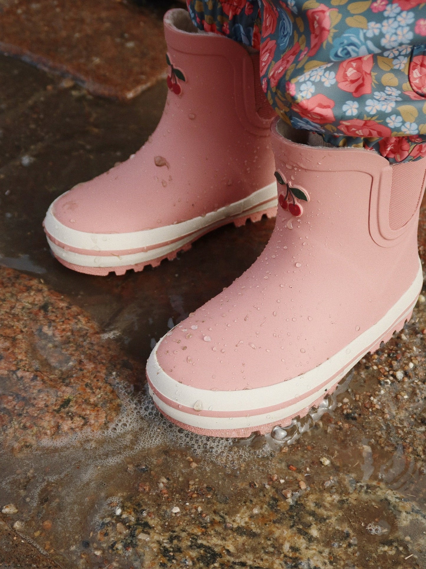 Konges Sløjd Roi Thermo Rain Boot, Warm Lining - Cameo Rose