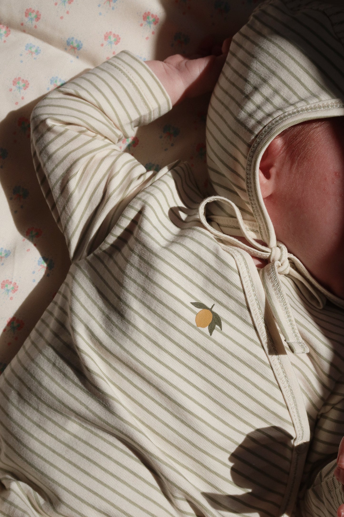 Konges Sløjd Basic Long Sleeve Onesie - Tea Stripe