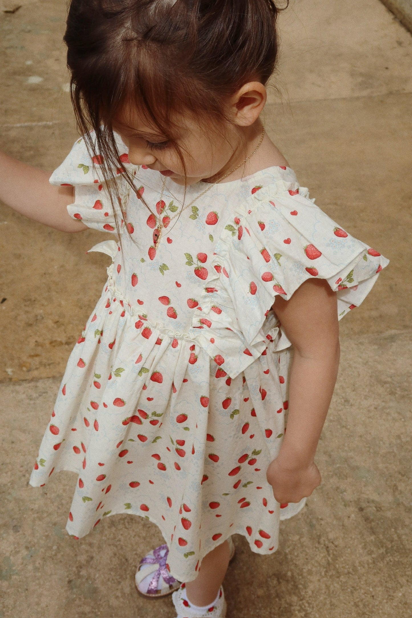 Konges Sløjd Evia Bow Dress - Marmalade