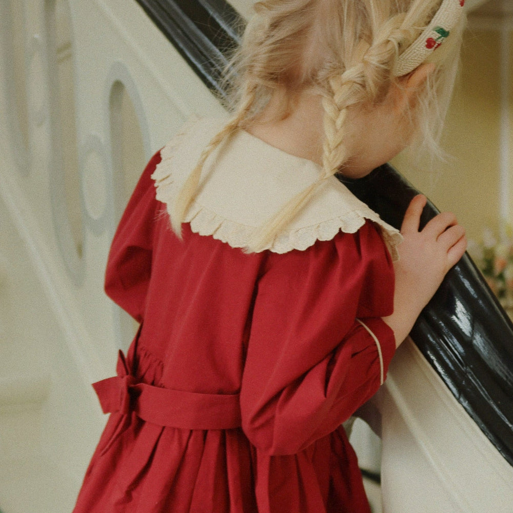 
                  
                    Konges Sløjd Coeur Collar Dress - Red Dahlia
                  
                