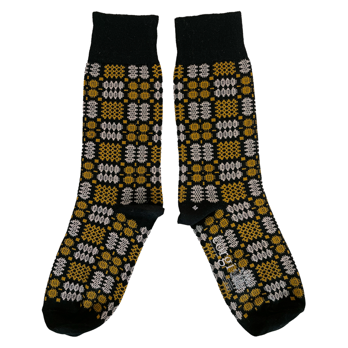 Mabli Adult Carthen Socks - Gold/Soot