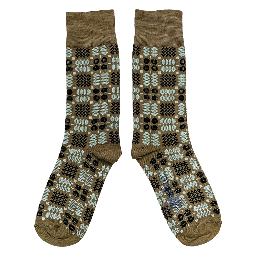 Mabli Adult Carthen Socks - Olive
