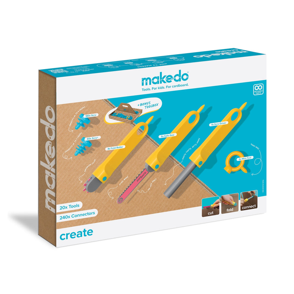 Makedo CREATE | Cardboard Construction Kit